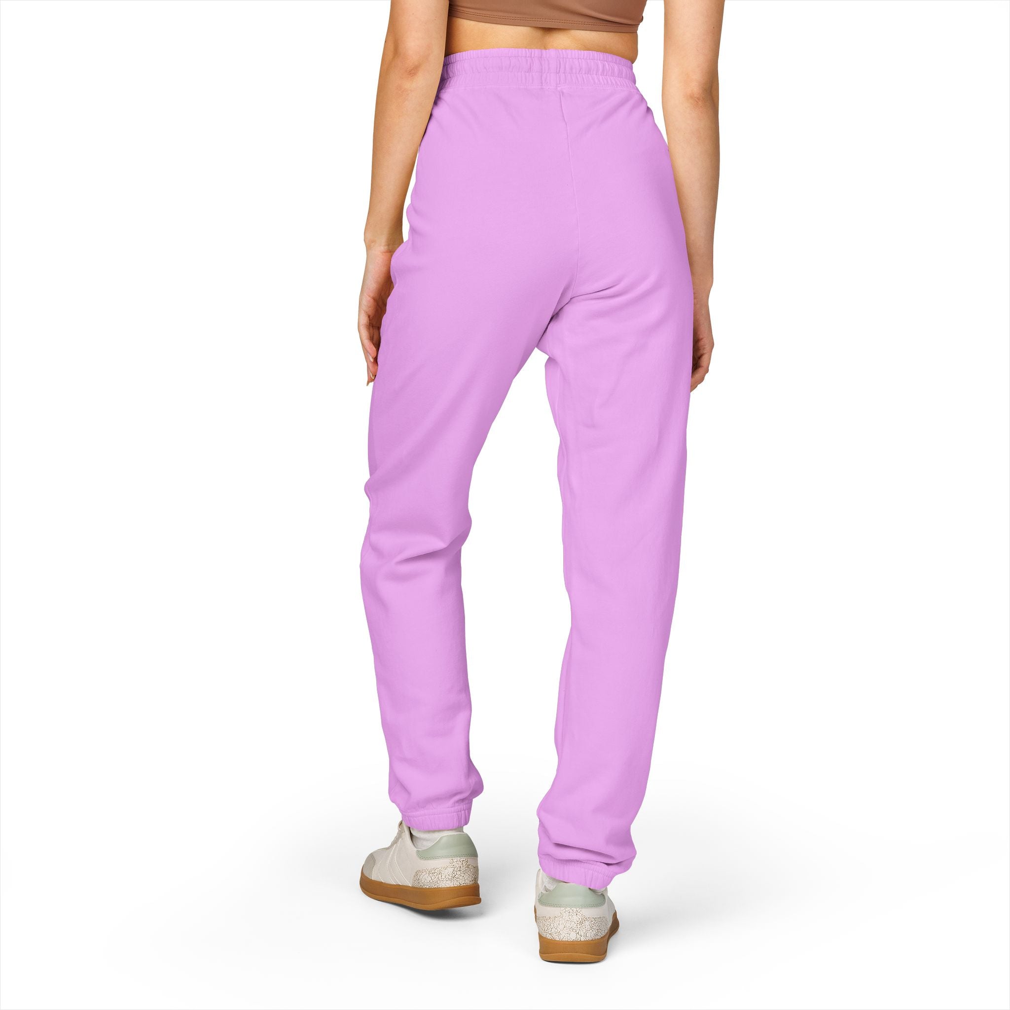 Unisex Sarcasm University  Sweatpants — Minimal Embroidered Logo Fleece Joggers