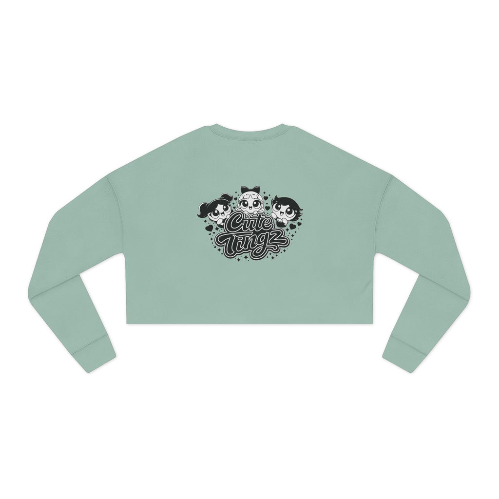 Cute Tingz Cropped Sweatshirt - Cute Kawaii Graphic