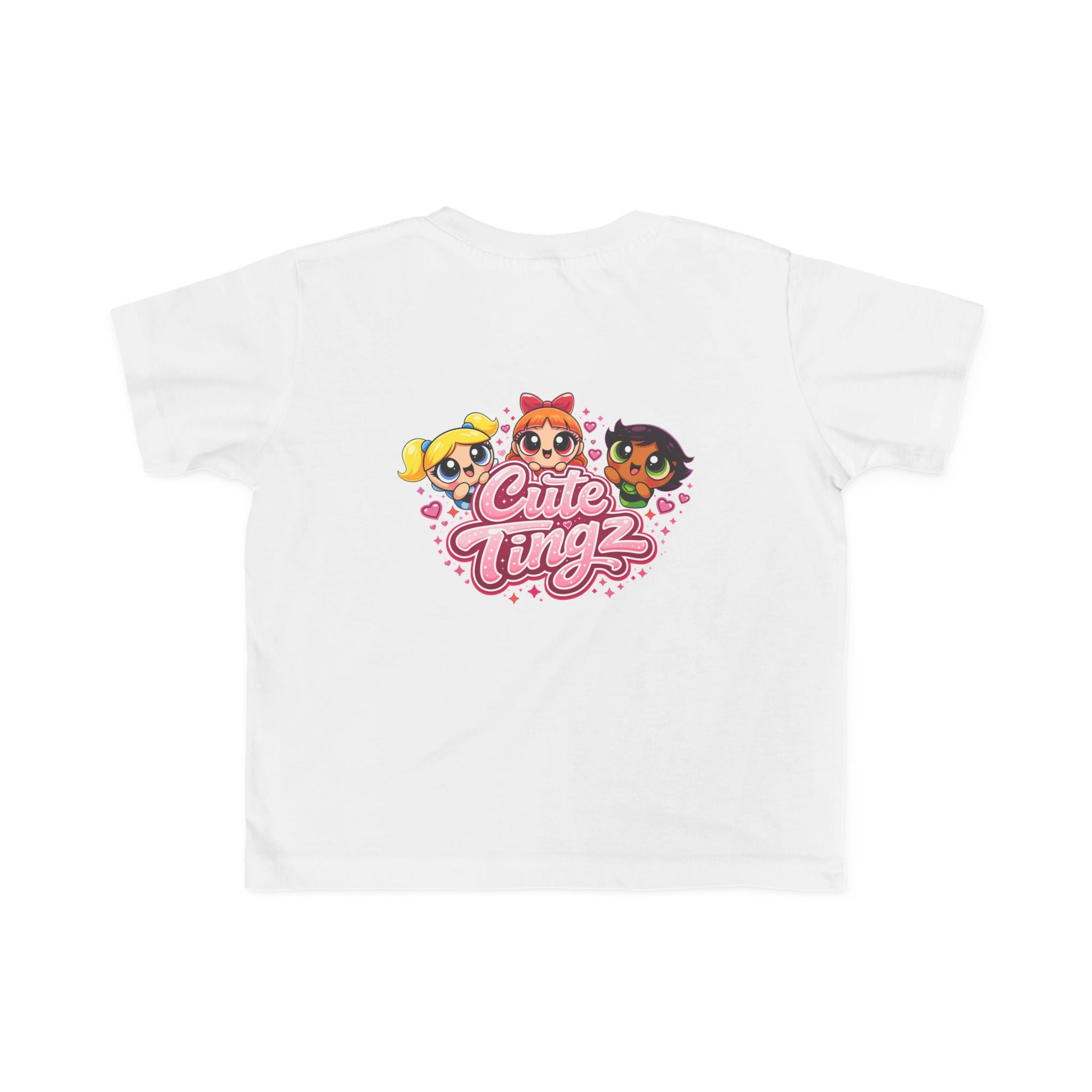 Cute Tingz Toddler Cartoon Trio Graphic Shirt