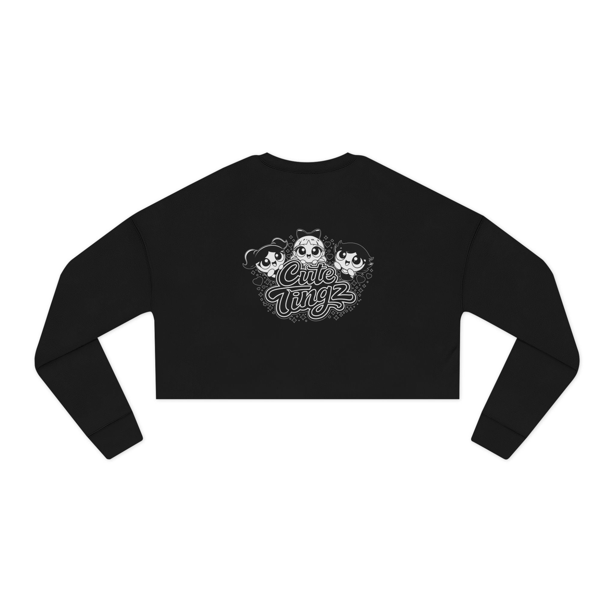 Cute Tingz Cropped Sweatshirt - Cute Kawaii Graphic