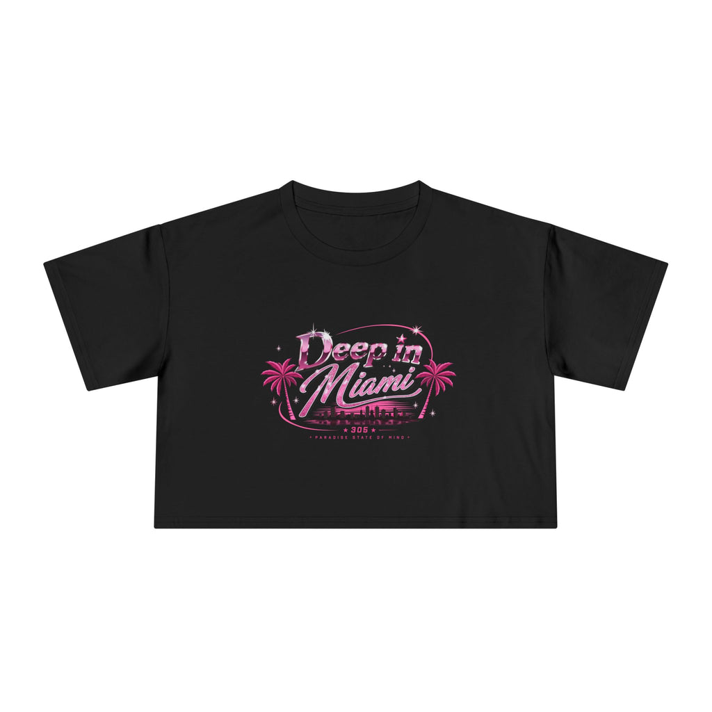 Deep in Miami Crop Tee