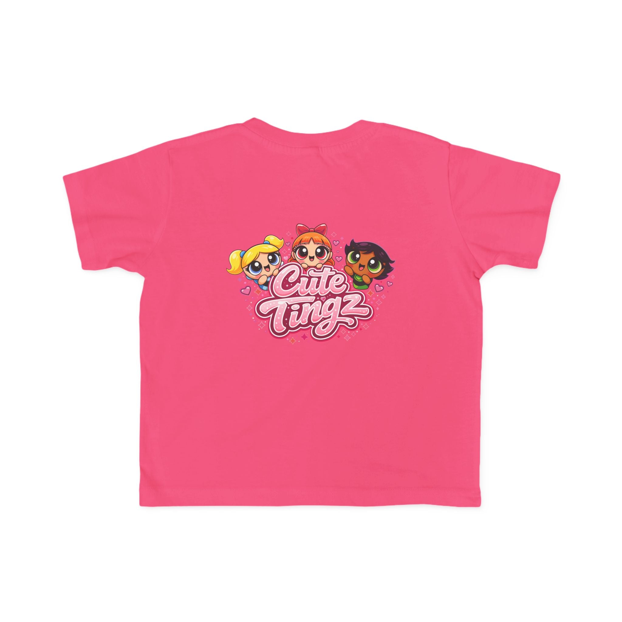 Cute Tingz Toddler Cartoon Trio Graphic Shirt