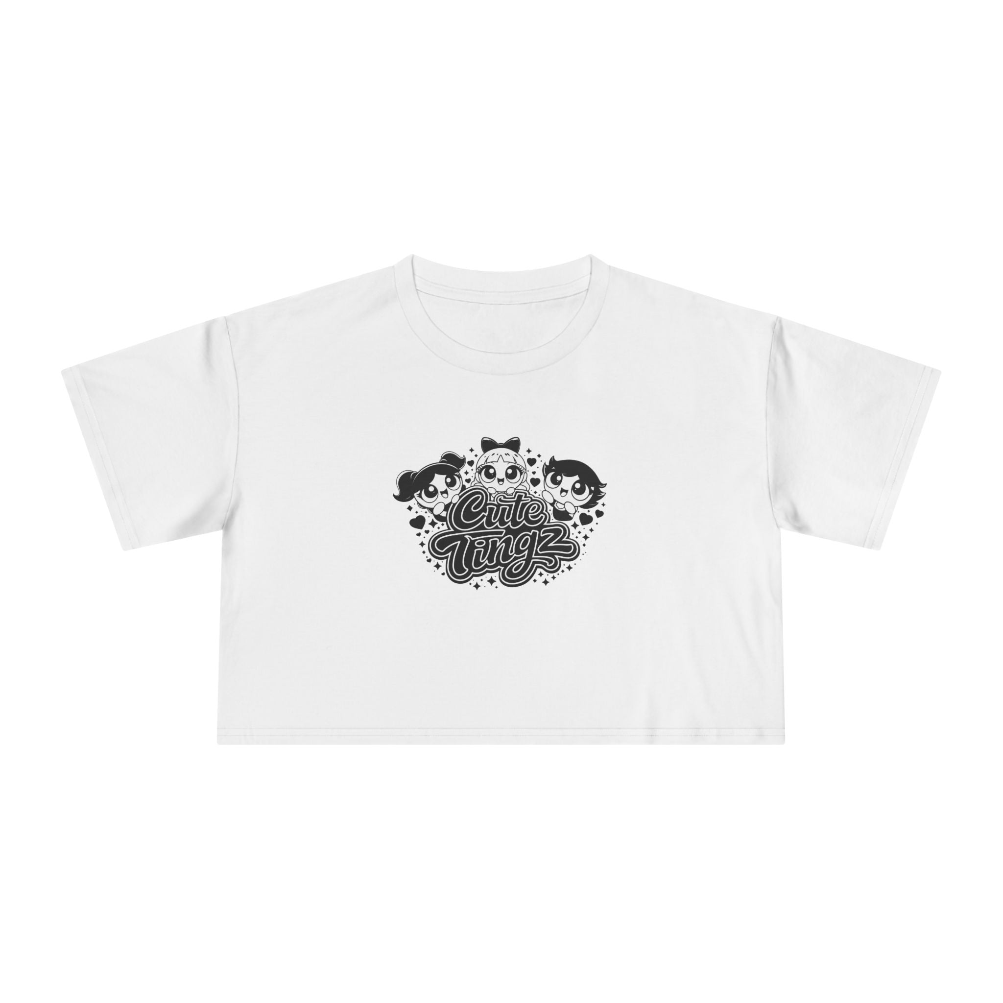 Cute Tingz graphic Crop Tee