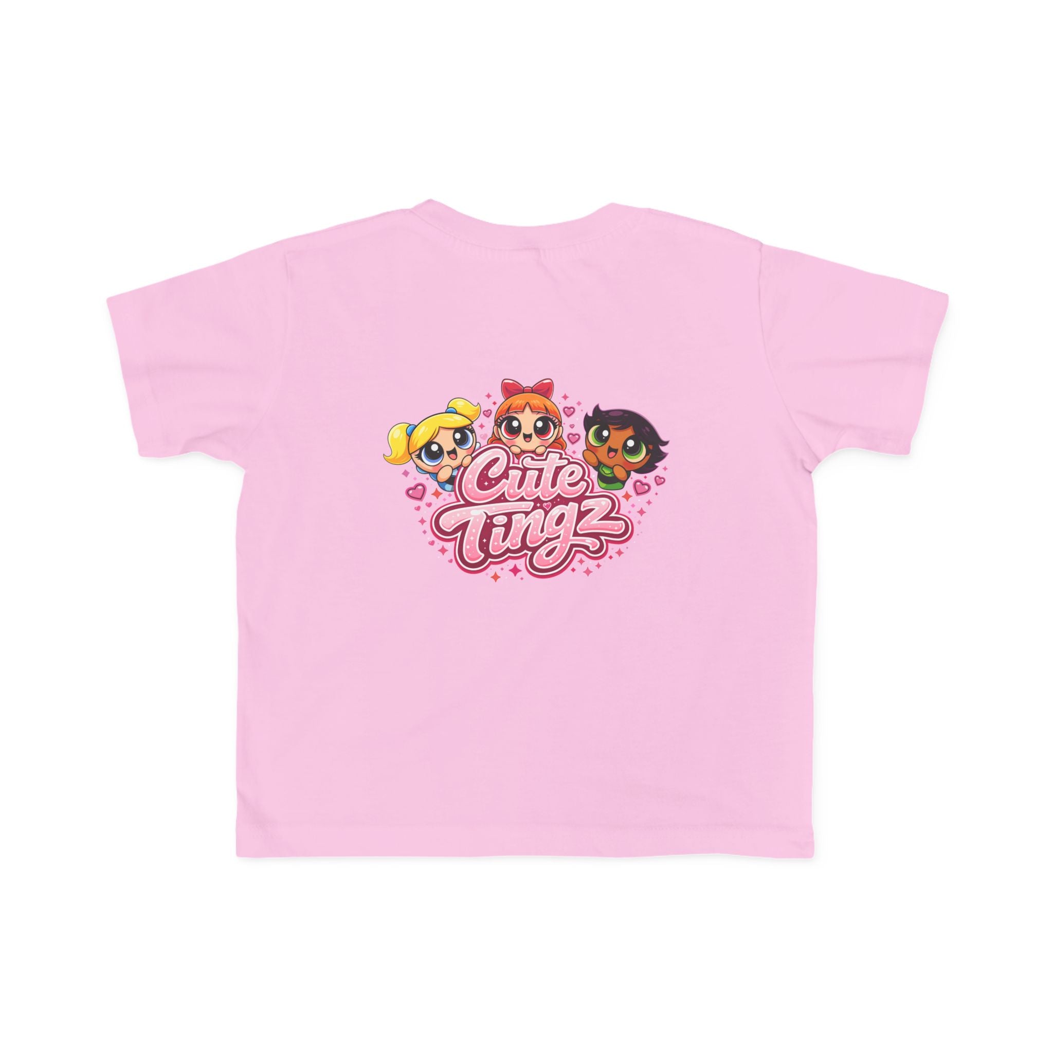 Cute Tingz Toddler Cartoon Trio Graphic Shirt