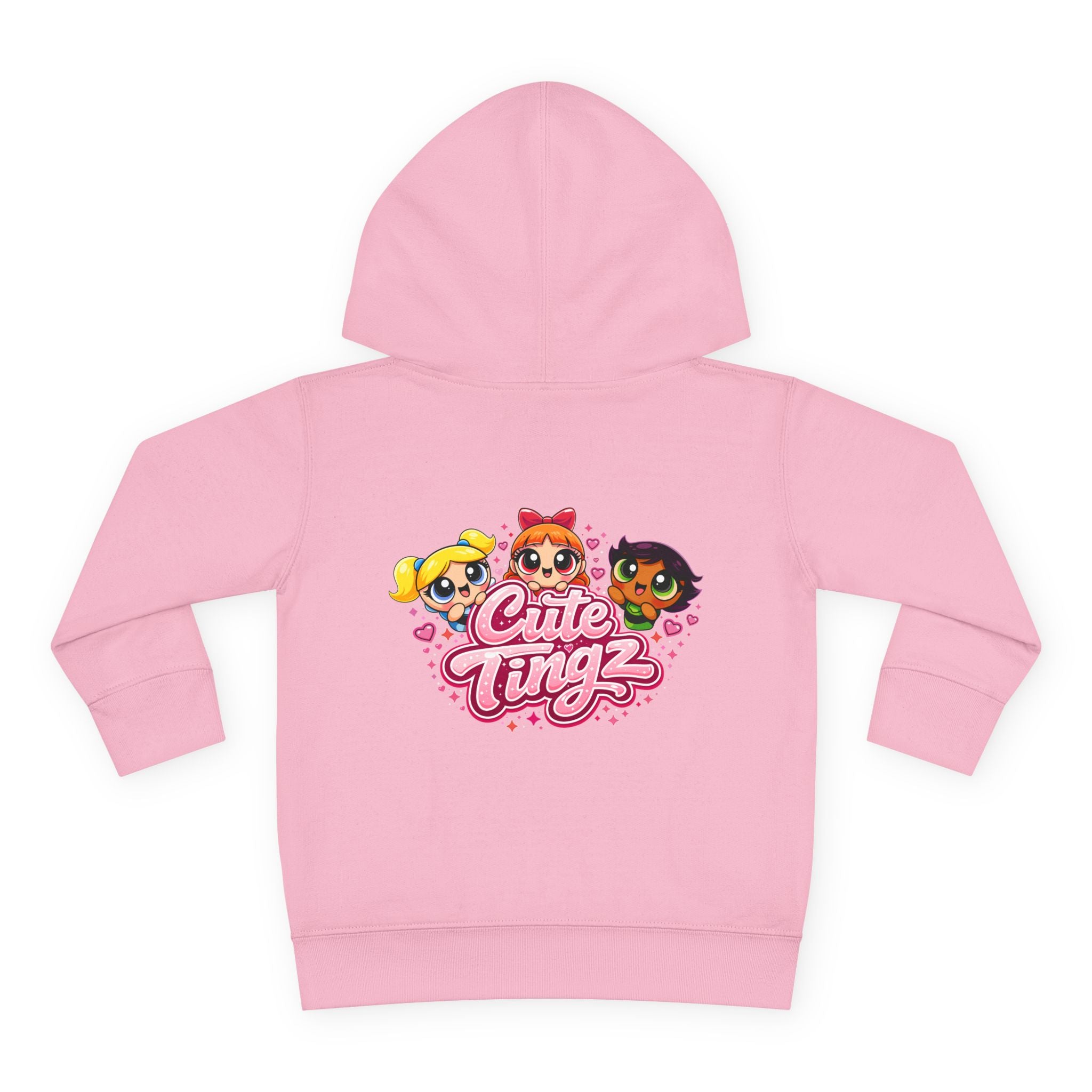 Toddler Hoodie — Cute Tingz Cartoon Girls Pullover Fleece