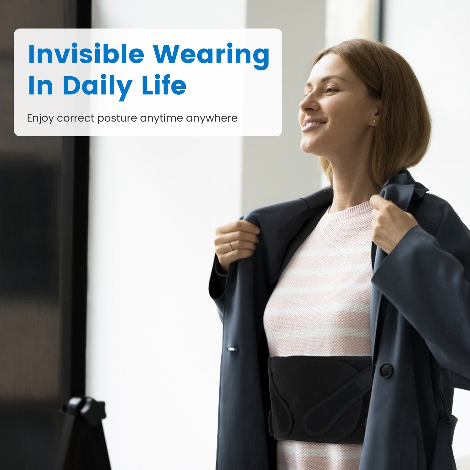 Unisex Posture Support Brace For Daily Comfort & Alignment
