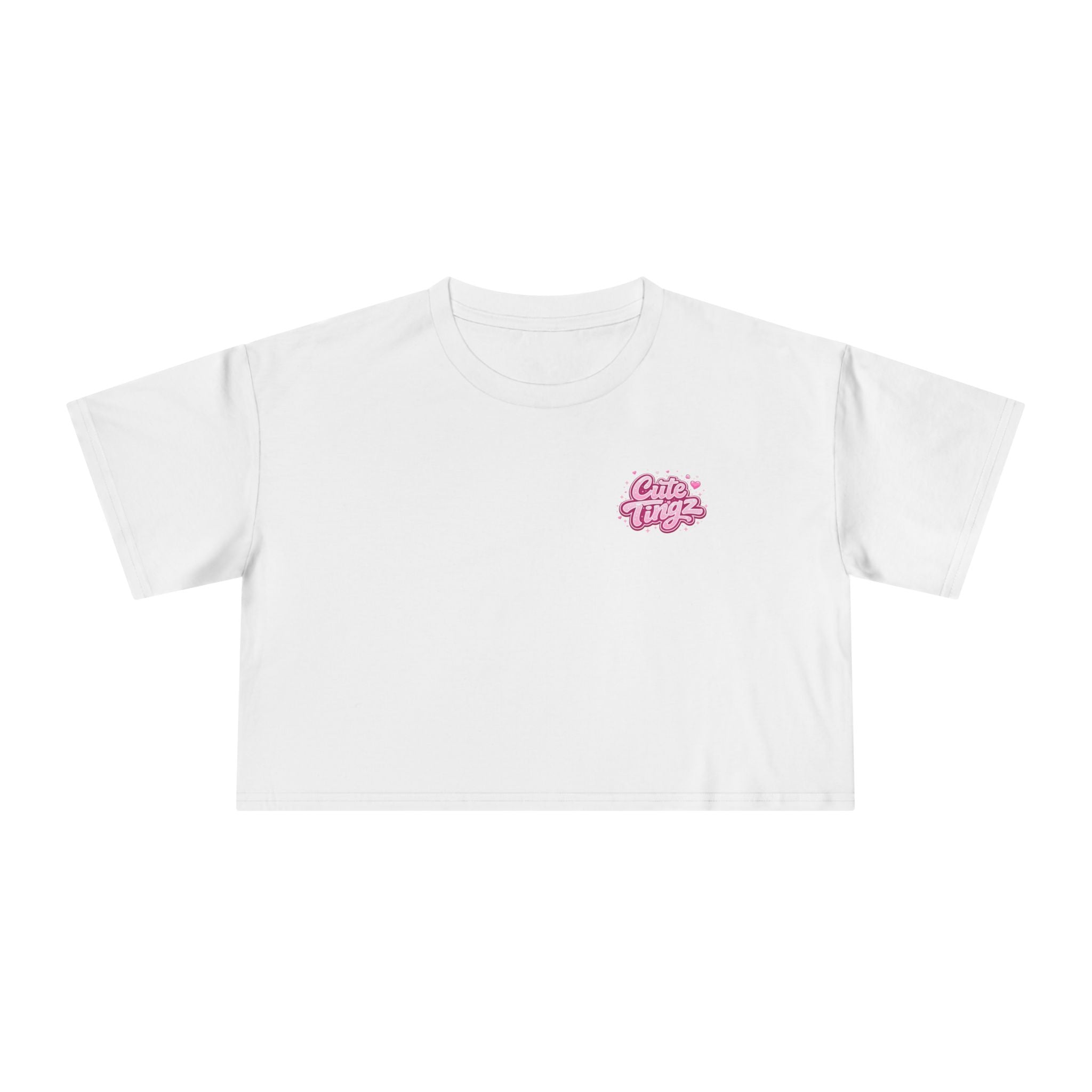 Cute Tingz graphic Retro Crop Tee