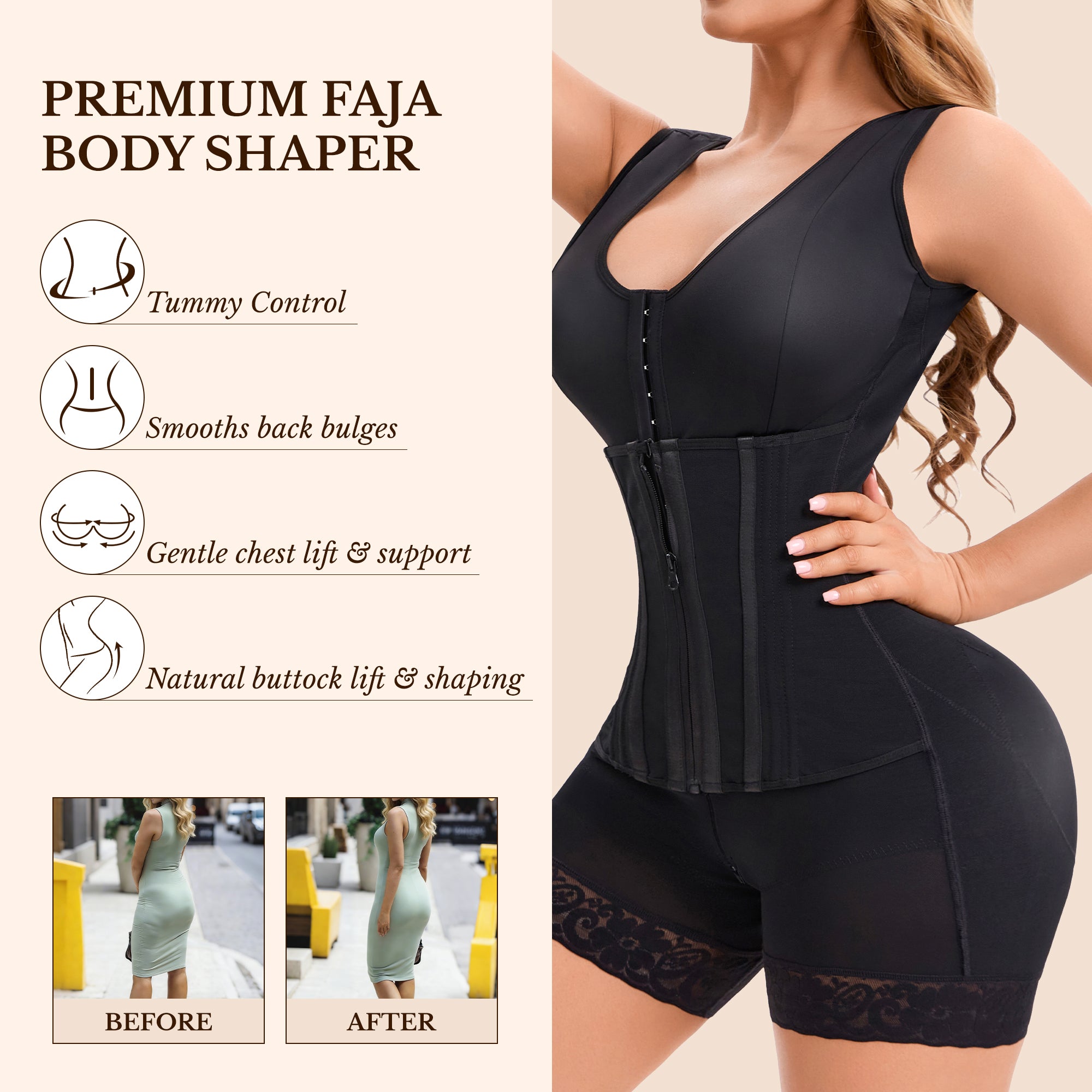 SculpFit Columbiana Tummy Control faja Shapewear