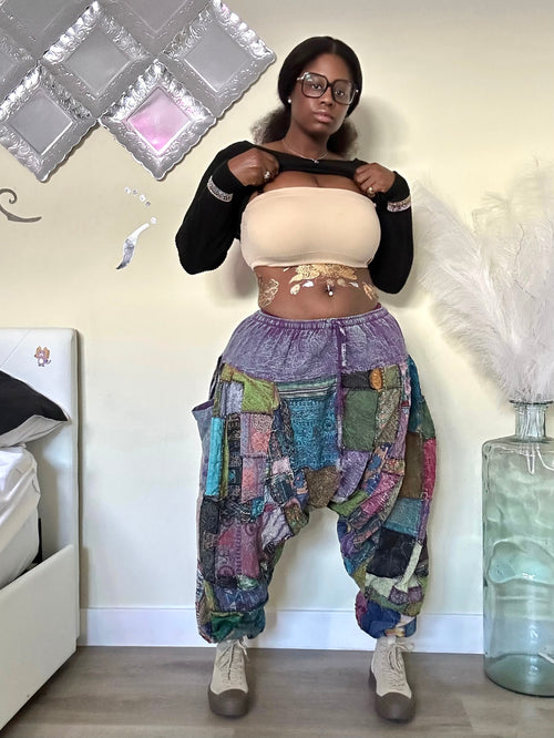 Boho Patchwork Harem Unisex Pants