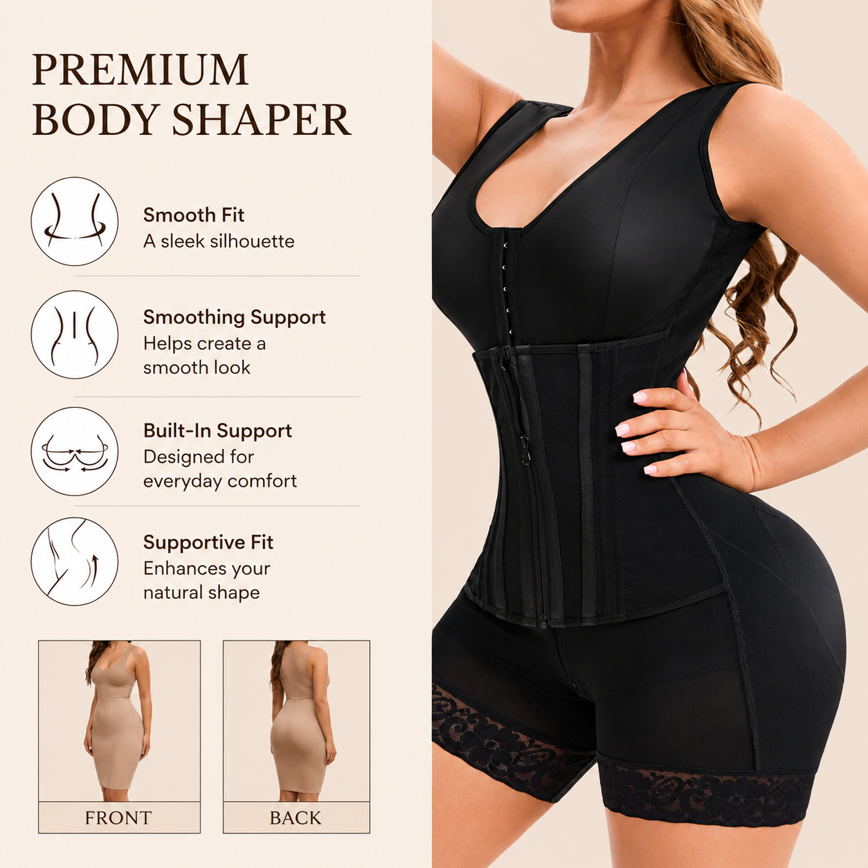 SculpFit Columbiana Tummy Control faja Shapewear